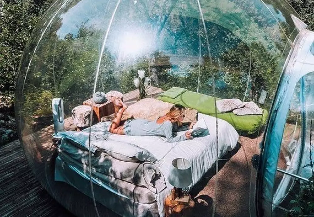 backyard bubble tent